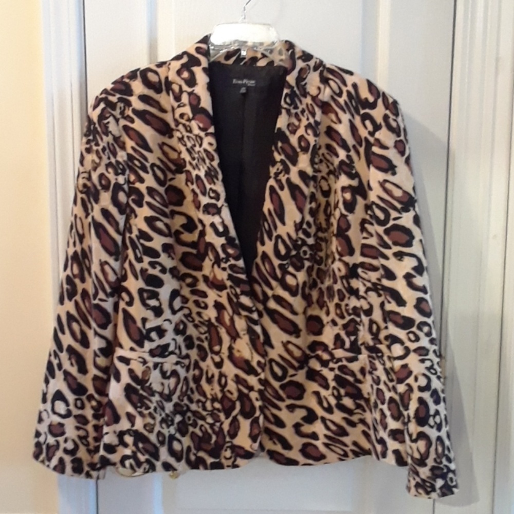 Animal print jacket